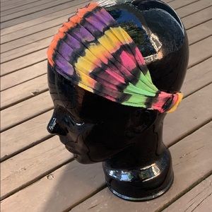 Boho tie dye headband